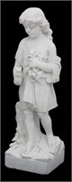 C. Lapini Carved Marble Sculpture