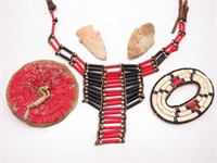Native American Necklace & Woven Whimsies