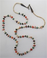 HEISHA  Bead Navajo Necklace w/ Sterling Clasp