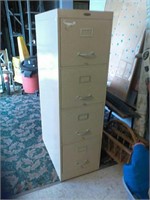 > 4 drawer Cole-Steel file cabinet