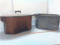 2 antique copper boilers - Hordville, NE has lid