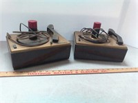 2 RCA Victor Victrola record players model 45-J-2