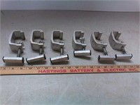 Set of 6 pick up topper clamps