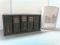 Vintage Ringer signal file metal cabinet and wall