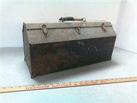 Vintage S-K tool chest box with leather handle