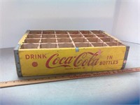 Wood Denver, CO Coca-Cola soda pop 24 bottle crate