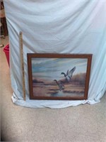 > Geese print/framed picture