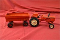 Allis Chalmers One-Seventy Tractor with Wagon