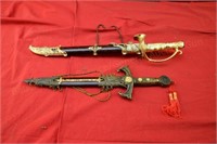 Decorative Sword and Dagger in Sheaths