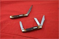 (2) Schrade Old Timer Pocket Knives