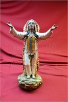 1981 Indian Chief Statue