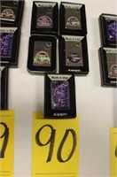 Group of 5 Sturgis Motorcycles Zippo Lighters