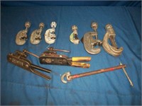 Pipe cutters and flaring tools
