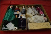 (2) Flats of Old Dolls