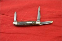 Case XX Apaloosa Bone Stockman Pocket Knife