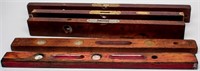 Vintage Antique Wood Carpenters Mason Level Tools