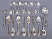 (20) COLLECTION OF ASSORTED STERLING SILVER SPOONS