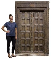 BRITISH COLONIAL STYLE IRON CLAD FORTRESS DOORS