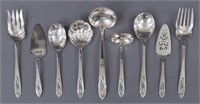 (9) COLLECTION OF INDONESIAN SILVER SERVING ITEMS