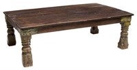 DUTCH COLONIAL RECYCLED TEAKWOOD COFFEE TABLE