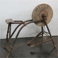 Antique Foot Pedal Grinding Wheel