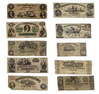 (10) CIVIL WAR STATES CURRENCY, PRE & POST