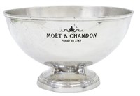 FRENCH MOET & CHANDON PEWTER ICE BUCKET COOLER