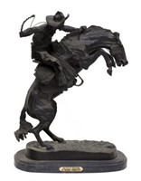 BRONZE 'BRONCO BUSTER' AFTER FREDERIC REMINGTON