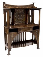 ENGLISH ARTS & CRAFTS OAK SIDEBOARD