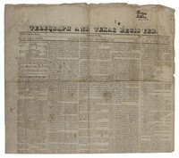 REPUBLIC OF TEXAS NEWSPAPER, DECEMBER 1844