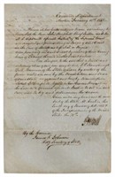 1851 TEXAS GOVERNOR BELL JUDICIAL APPOINTMENT