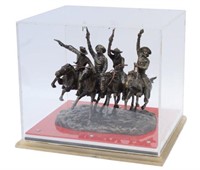 "COMING THRU THE RYE", BRONZE AFTER REMINGTON