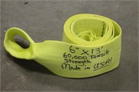 6"x13FT TOW STRAP 60,000 TENSILE STRENGTH, UNUSED