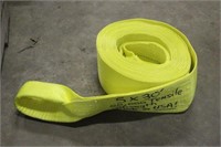 5"x30FT TOW STRAP 50,000 TENSILE STRENGTH, UNUSED