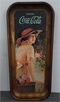 1972 Coca Cola Reissue 1916 WWI Cola Girl Tray