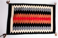 Navajo Red Mesa Woven Wool Rug