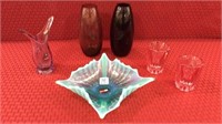 Group of Various Fostoria Including Vases,