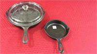 Pair of Cast Iron Skillets Including #8 w/