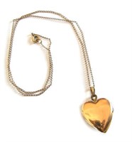 Vintage Gold-filled Heart Shaped Locket and