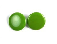 Vintage Green Bakelite Earrings