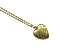 Vintage Gold-filled Heart Shaped Locket with