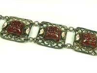 Art Deco Carnelian Bracelet
