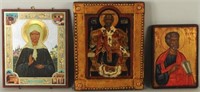 Two Icons, St. Nicholas & St. Peter