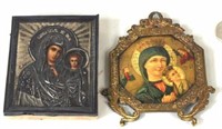 Two Small Icons of Mary