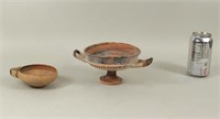 Two Early Roman Handled Pottery Cups