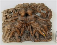 Continental Carved Wood Architectural Fragment