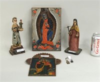 Group Mexican Religious Items