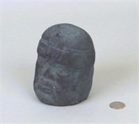 Pre-Columbian/Pre-Columbian Style Stone Head