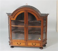 Dutch Baroque Arch Top Hanging Cabinet