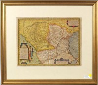 Ortelius Map Of Dacia & Moesia, Abraham Ortelius